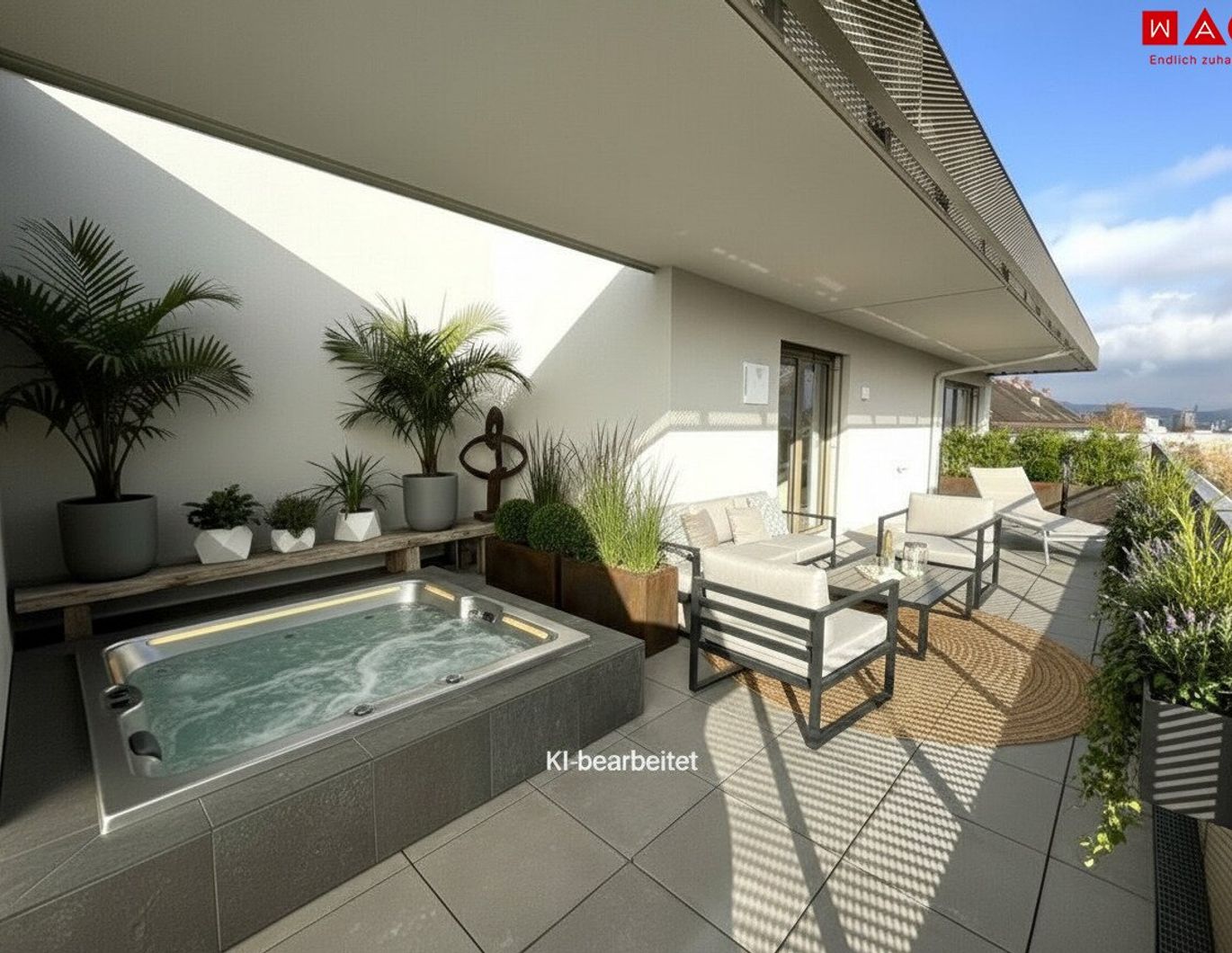 Dachterrassenwohnung mit beeindruckendem Ausblick - Wohntraum auf höchstem Niveau!