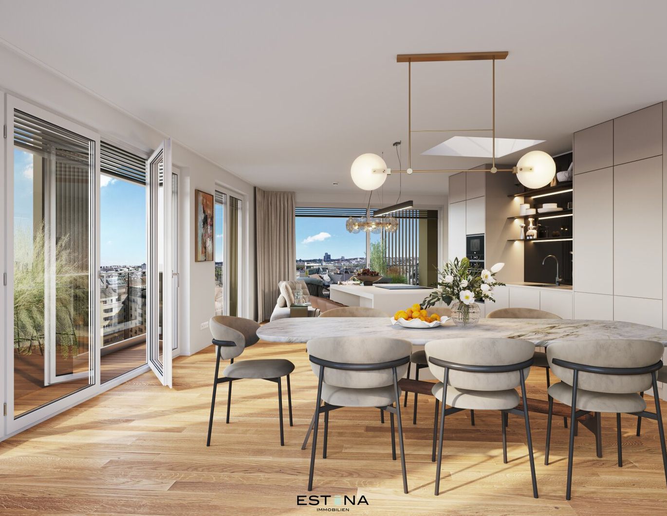 Nähe Wiener Hauptbahnhof - Familienwohnung mit Loggia und Smart-Home System