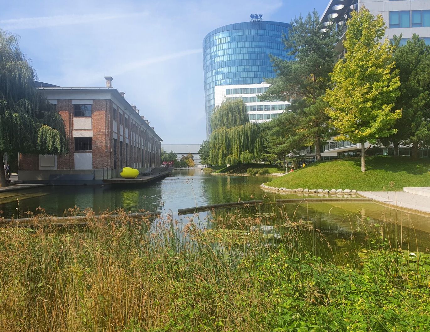 Einzigartiger Ausblick beim grünen Prater und Stadion Center