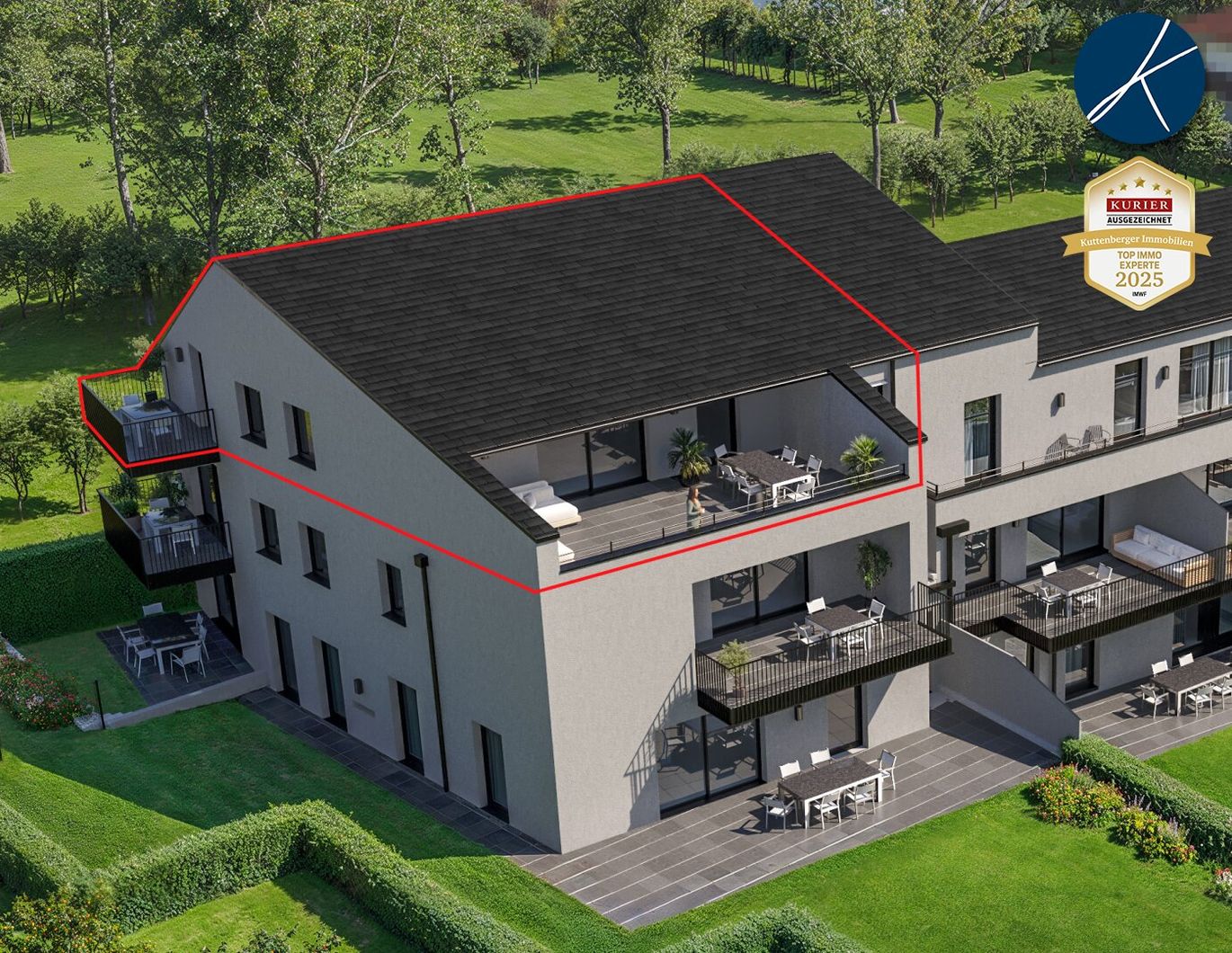 Großzügige Dachgeschoßwohnung mit Terrasse & Balkon (Top 10) - Projekt 