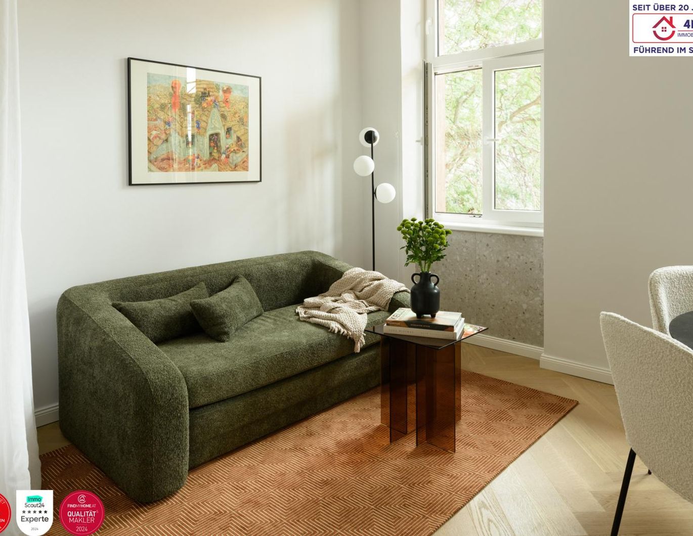 Stilvolle möblierte Designer Wohnung -Erstbezug nach Generalsanierung