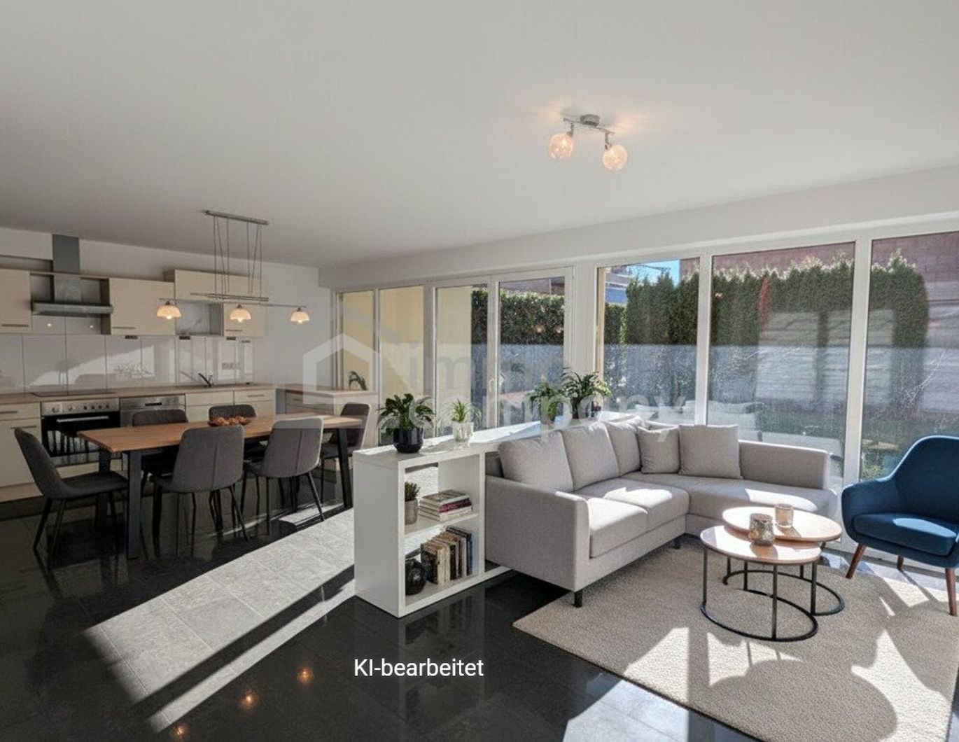 Großzügige 3-Zi-Gartenwohnung mit Küche - inkl. 2 KFZ-Stellplätze