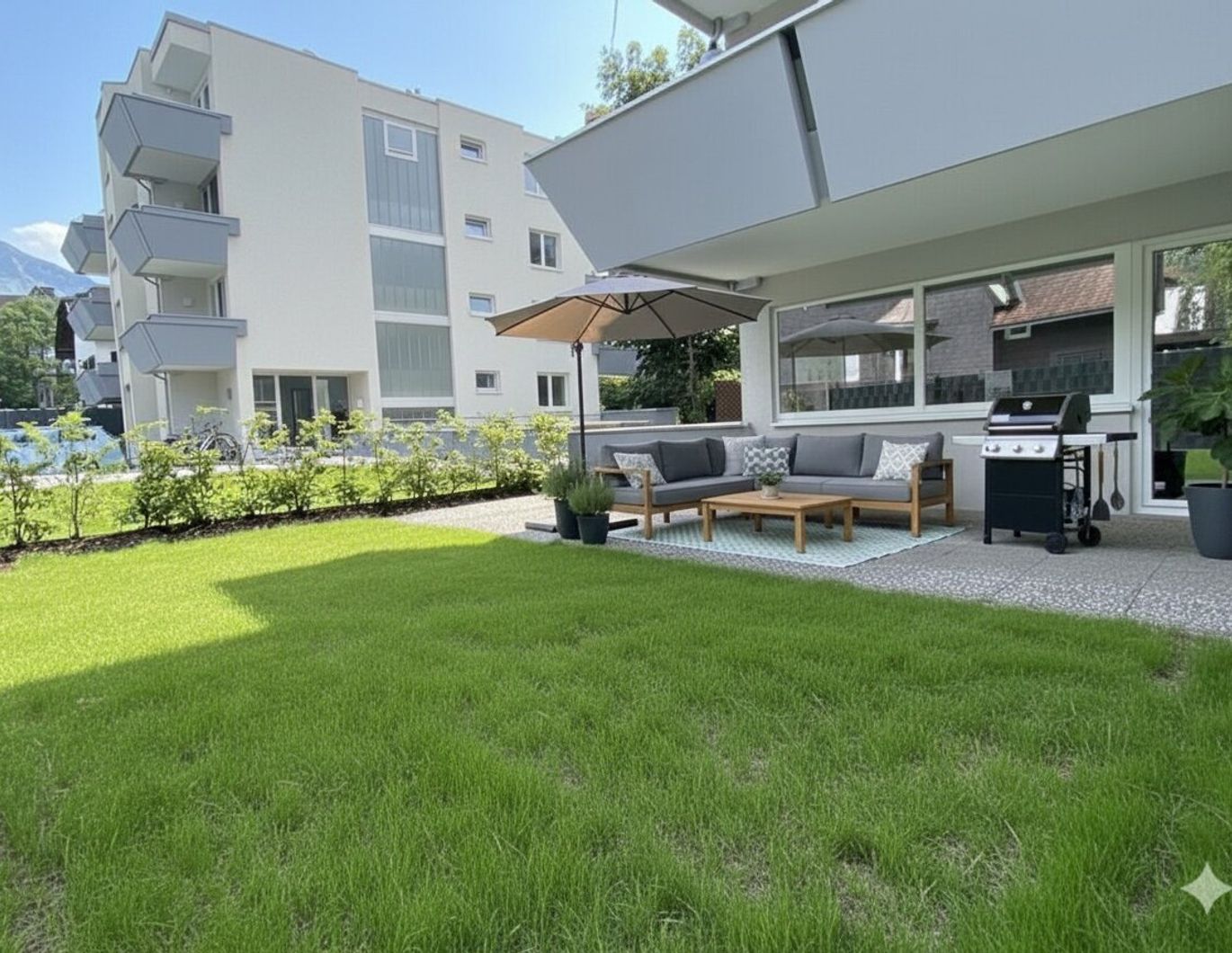 Sehr schöne 2 Zimmer Gartenwohnung, Dornbirn Markt - Rathaus Nähe