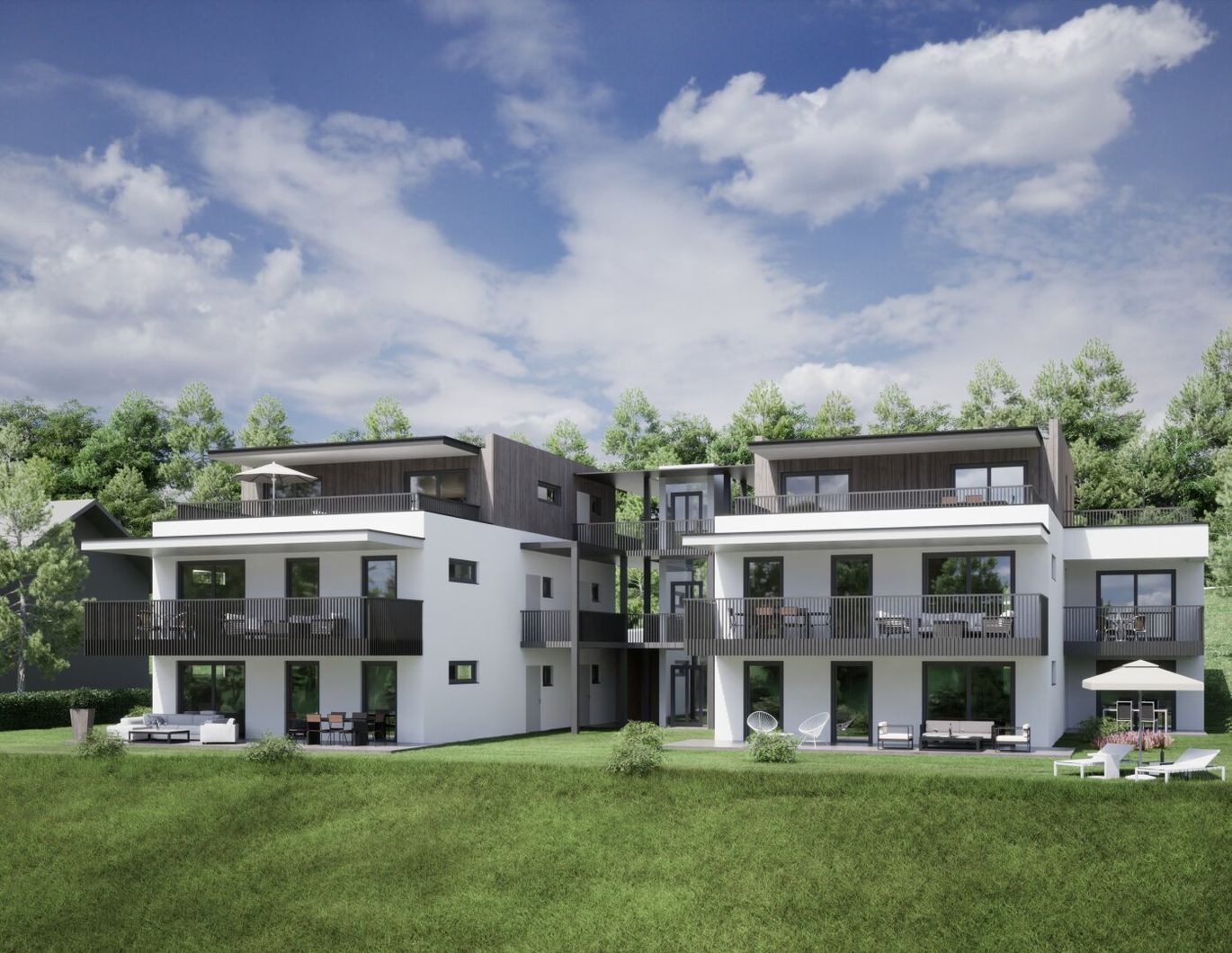 Design trifft Aussicht - Neubauwohnung mit Seeblick in Velden