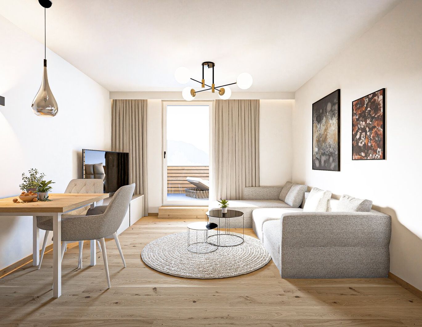 Licht. Luft. Lebensqualität. - 2-Zimmer-Penthouse mit Bergblick in Wörgl