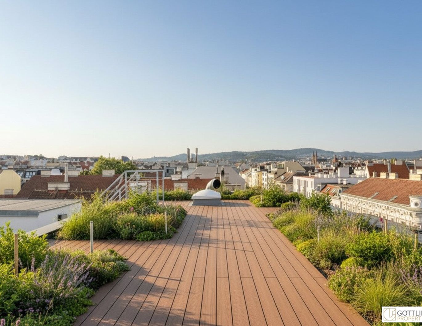 Erstbezug in U-Bahn-Nähe! Lichtdurchflutetes 4-Zimmer-Penthouse mit zwei Balkonen und Dachterrasse mit Panoramablick