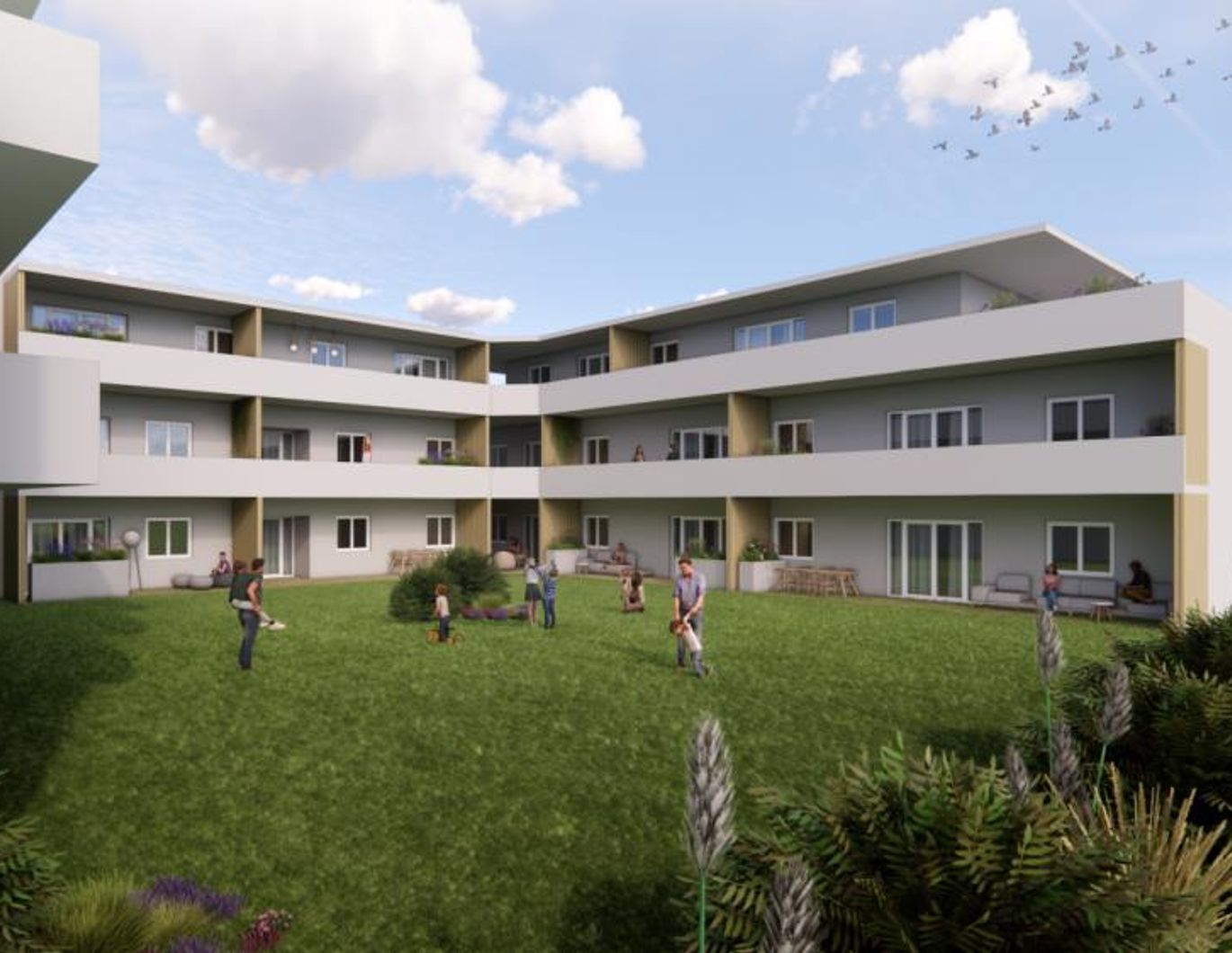 BAUSTART 01.04.2026 - Exklusive Anlegerwohnung (45m²) mit großer Terrasse und Eigengarten in Fürstenfeld! Provisionsfrei!