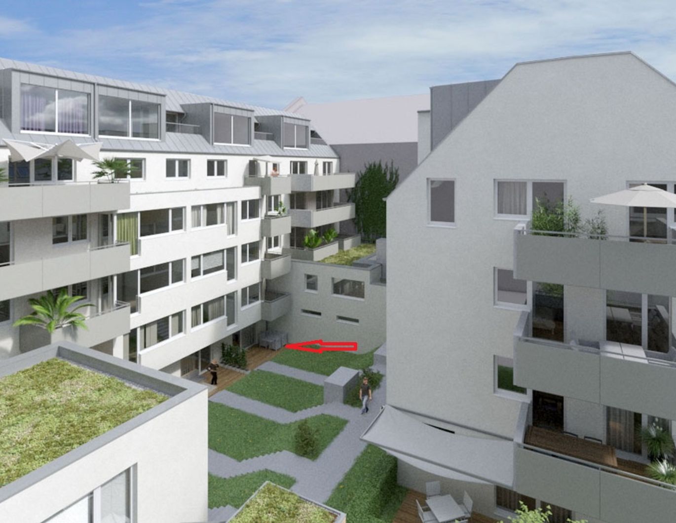 Modernes Wohnerlebnis mit Garten-Oase: Barrierefreies Single-Apartment nahe Elterleinplatz