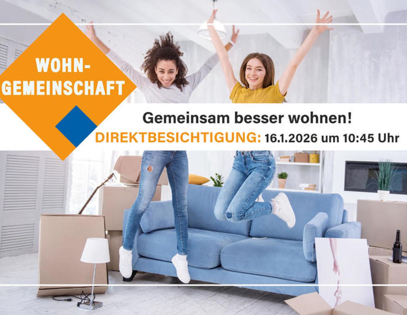 WOHNGEMEINSCHAFT mit 3 Zimmer