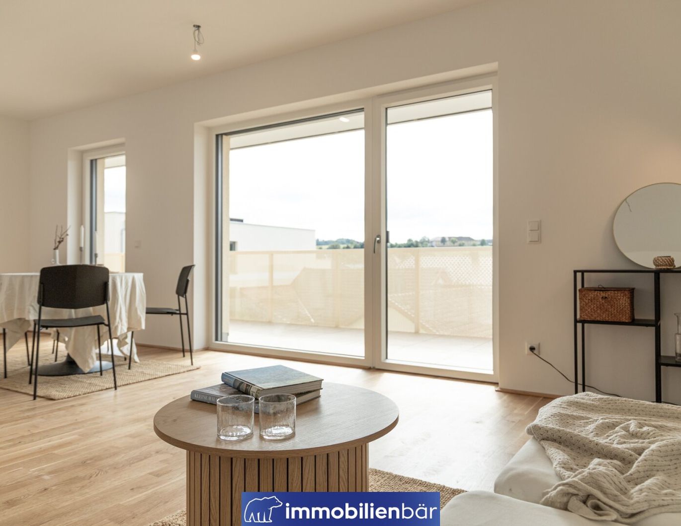 Wohnen im Zentrum von Grieskirchen - Top 5 Haus Prechtlerstraße / 2 Zimmerwohnung mit Blick über Grieskirchen