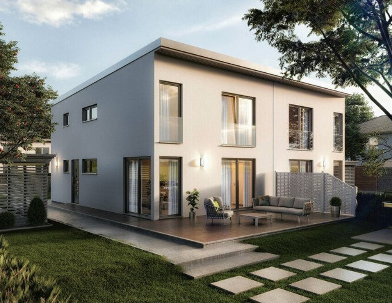 Neues Zuhause in Vorarlberg - Doppelhaushälfte mit Garten, Terrasse & Erstbezug! Min 135.000 Wohnbauförderung. (Haus B - Rechts)