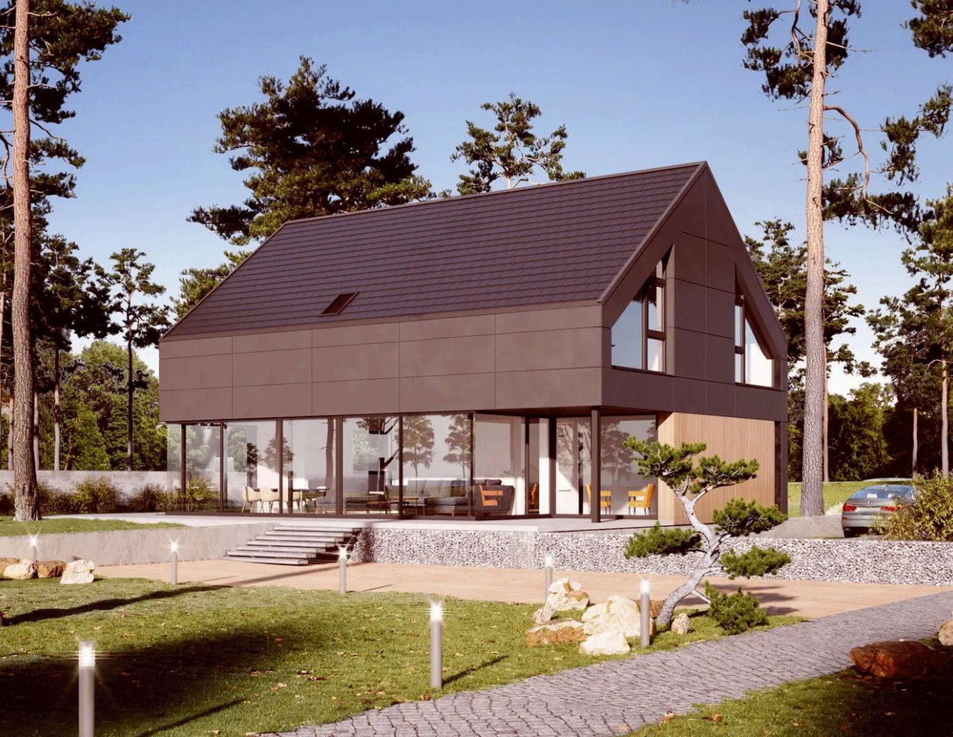 EXCLUSIV ARCHITEKTENHAUS- KLARHEIT MIT GEFÜHL Architektur, die Sie ausdrückt!