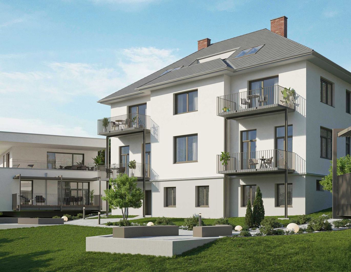 Exklusive Penthouse Wohnung mit Freiblick , Projekt Rosenberg, geplante Fertigstellung 2027