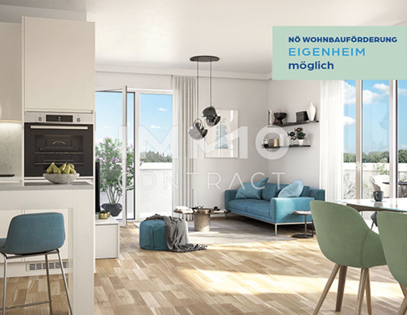 3-Zimmer Whg. mit ca. 26m² Außenbereich im 3. Stock, Neubau und Provisionsfrei!!