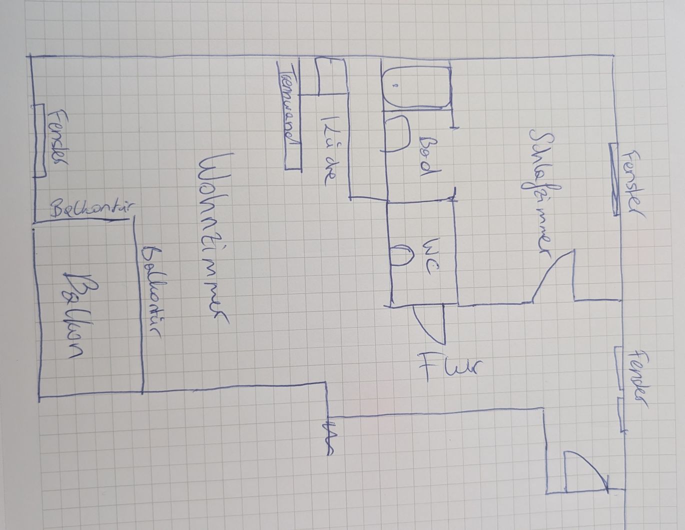 Helle 2 Zimmer Wohnung mit Balkon und U-Bahn ums Eck_perfekt für Singles