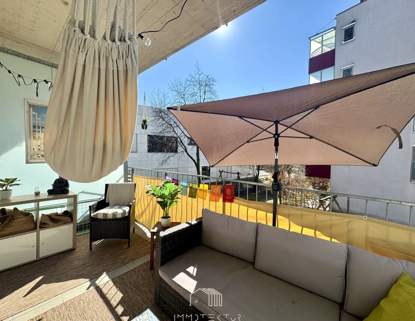 NÄHE TU GRAZ INFFELD : Sonnige Garçonniere mit Balkon und Tiefgarage in St. Peter - befristet vermietet