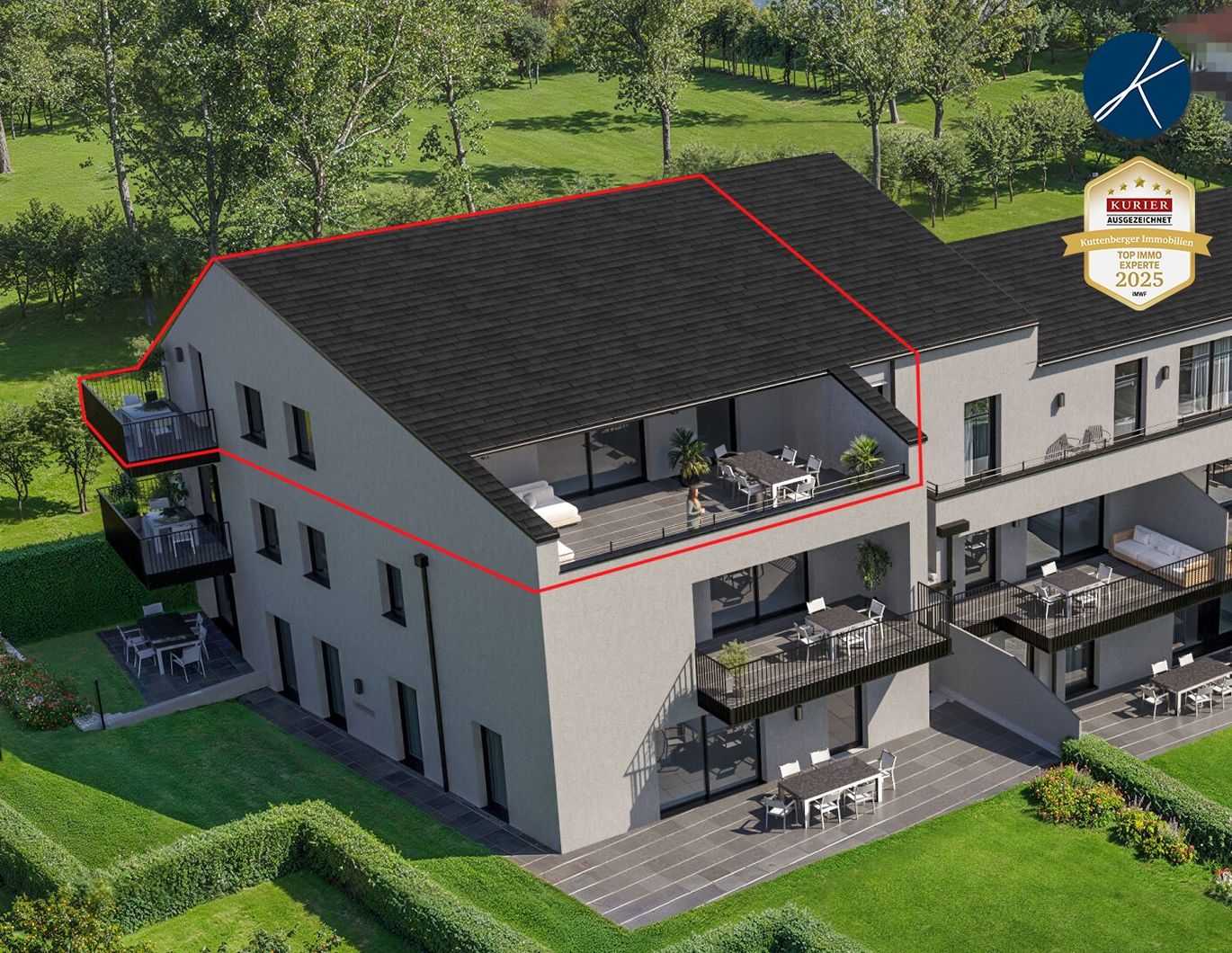 Großzügige Dachgeschoßwohnung mit Terrasse & Balkon (Top 10) - Neubauprojekt am Kremser Steindl