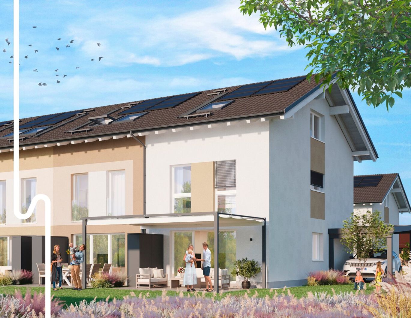 AN DER SONNE | Neubau-Eckreihenhaus mit Carport & Garten | Hohe Wohnbauförderung und Provisionsfrei | Bis zu 6 Zimmer