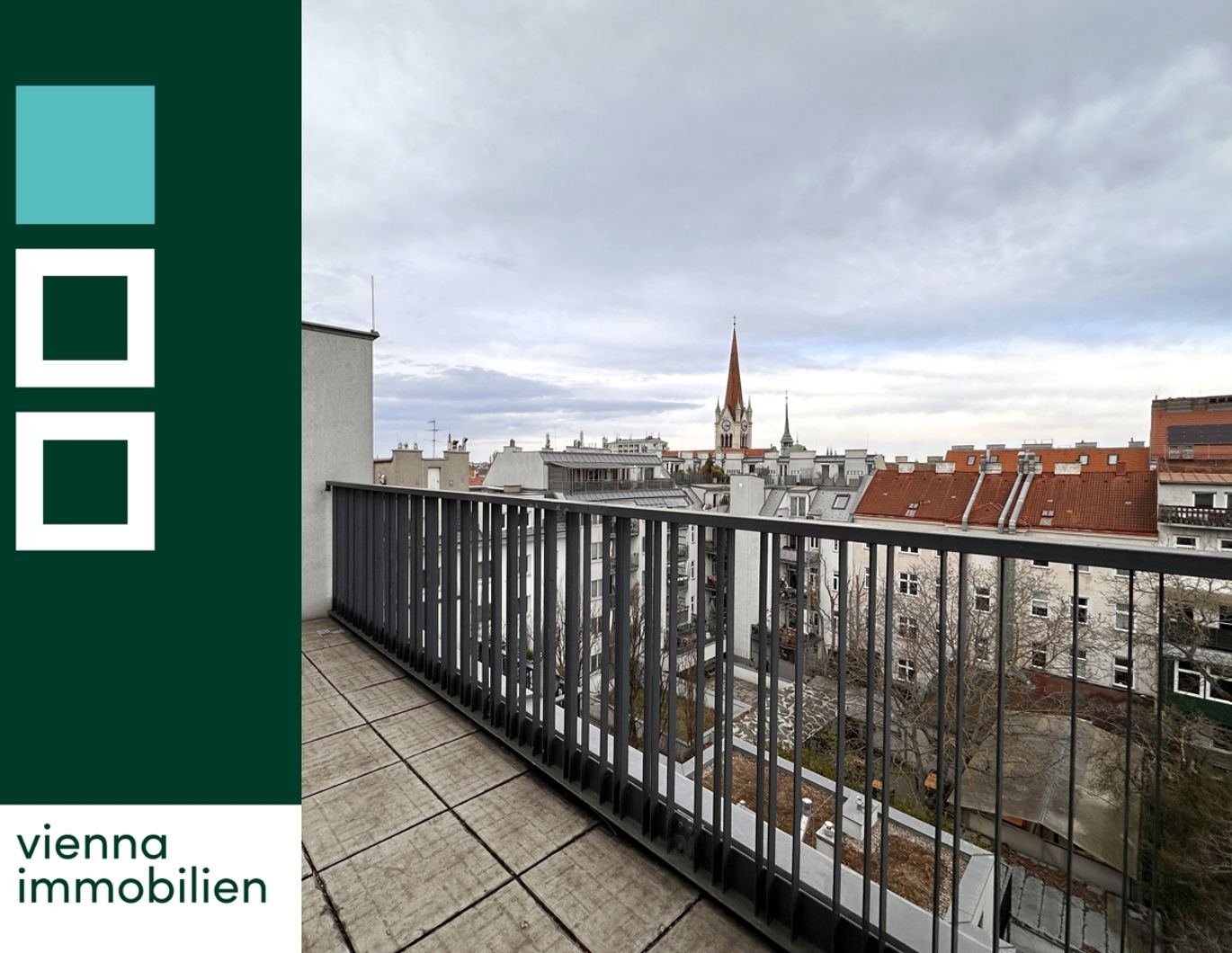 Dachgeschoss-Maisonette mit ruhiger Innenhofterrasse