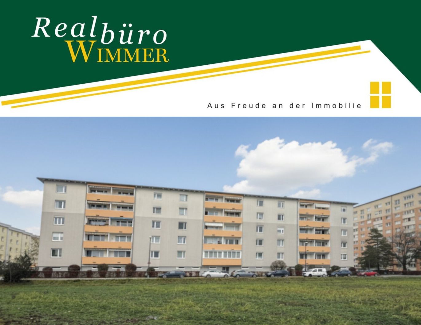 Sehr helle und großzügige Wohnung mit südseitiger Loggia - Nähe Krankenhaus