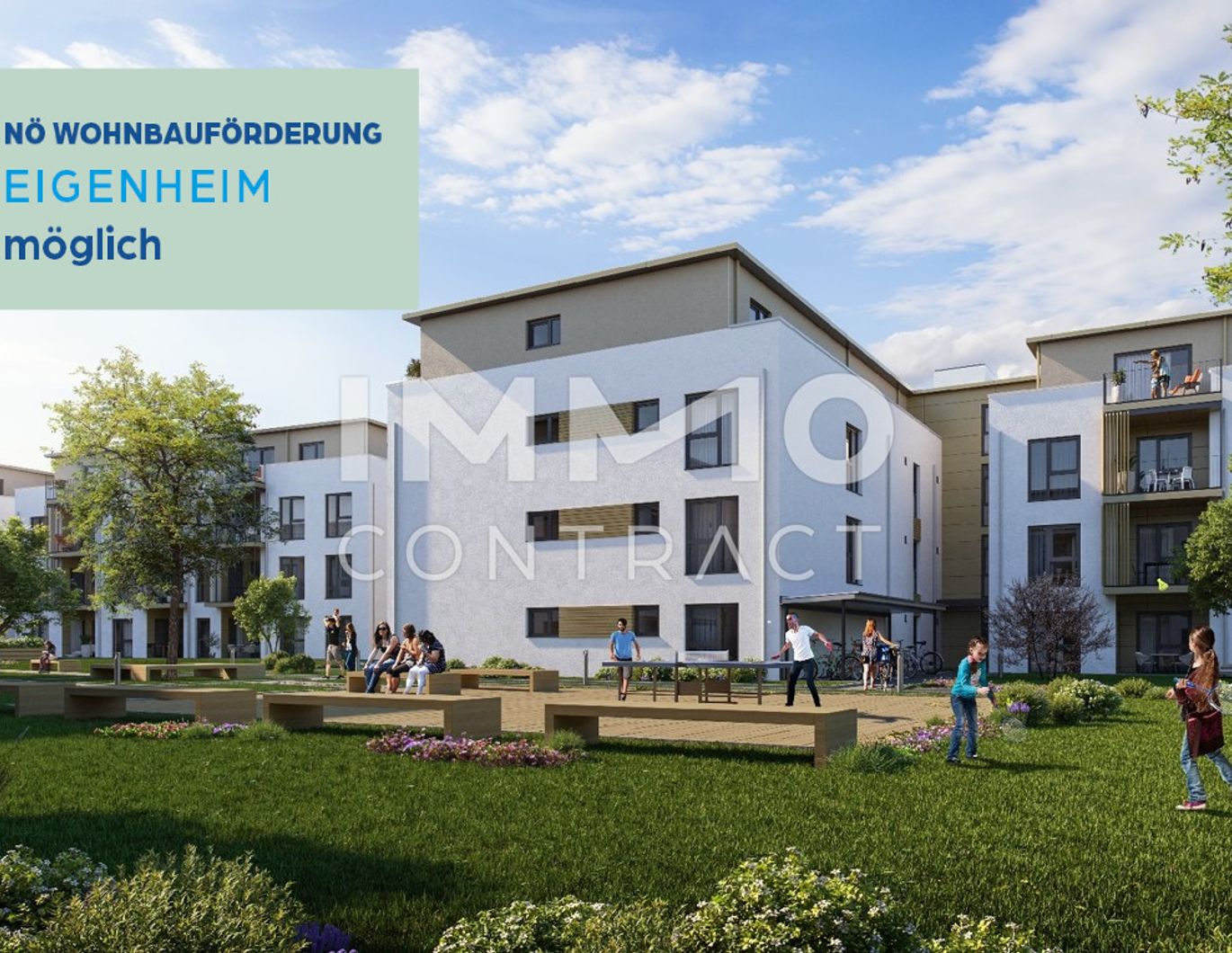 Urbanes Leben im  Wohnpark Obergrafendorf