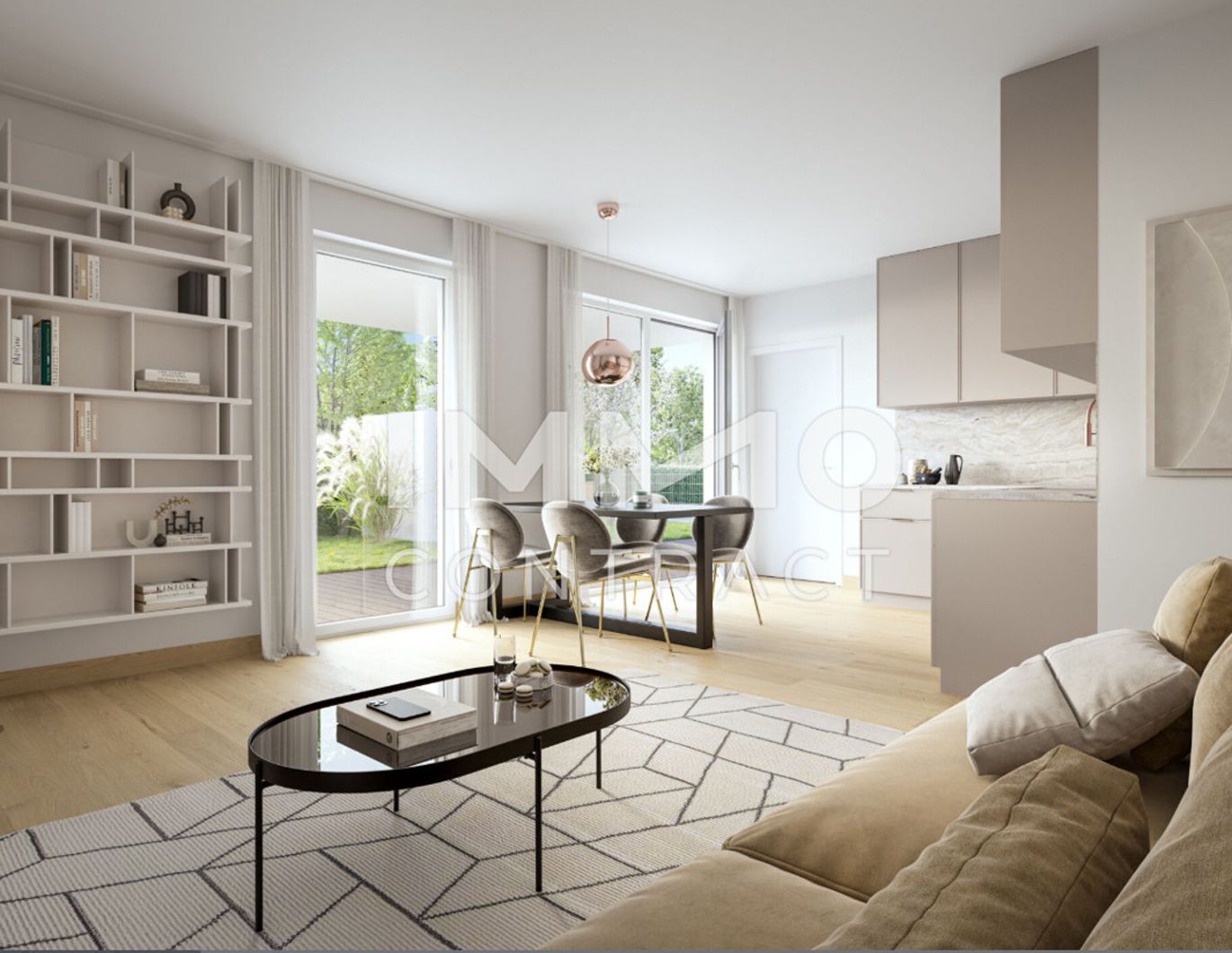 Perfekte Single Wohnung mit eigenem Garten! U1 Kagraner Platz gleich um die Ecke!