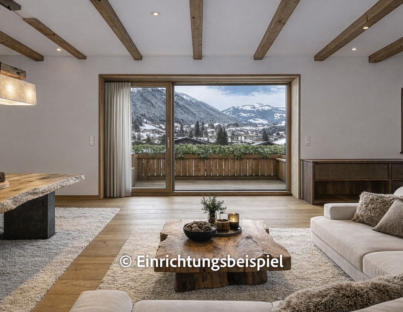 Dachgeschosswohnung im Zentrum mit Panorama-Ausblick