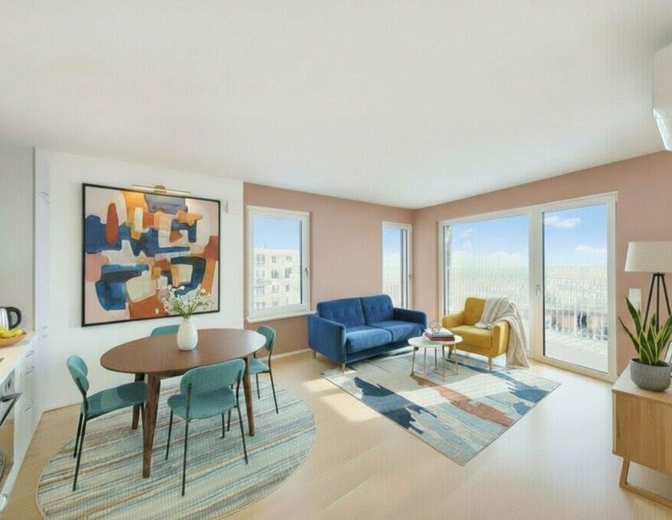 Village im Dritten - Balkonwohnung mit Panoramablick (optional mit Tiefgaragenstellplatz)