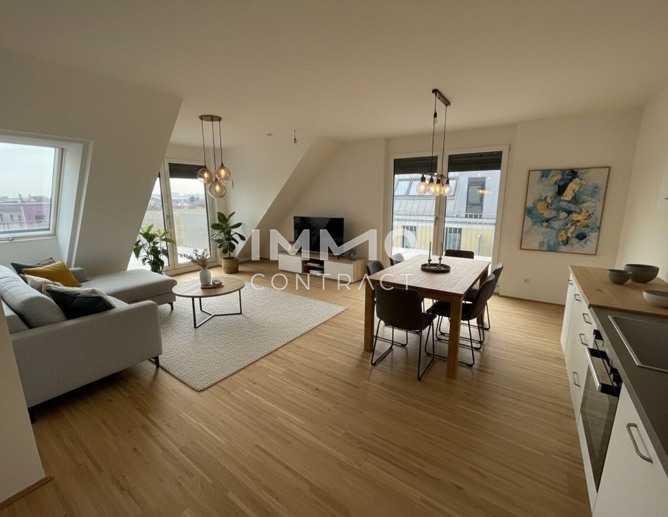 Jetzt Erstbezug sichern: 3-Zimmer-DG mit Kühlung, zwei Dachterrassen & 2 Monate mietfrei