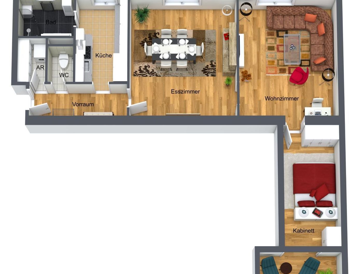 Berndorf bei Baden - Top-gepflegte 2 1/2 Zimmer-Wohnung mit Loggia!