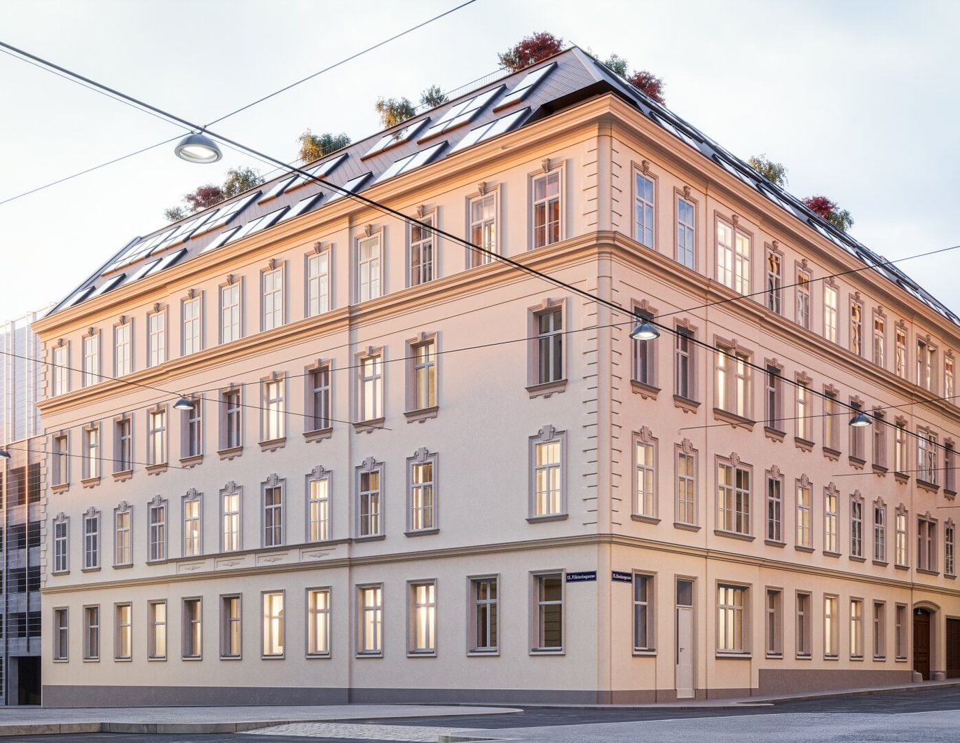 Rose Nine - Exklusive 4Z Altbauwohnung mit Balkon und Weitblick im 3 OG