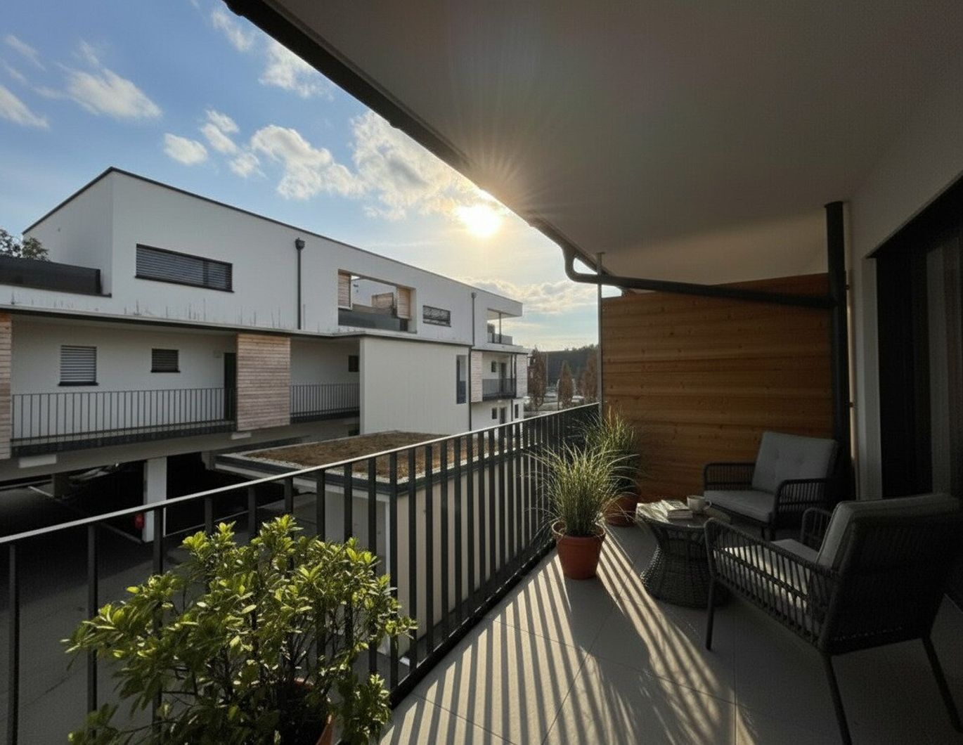 Hochwertige 2-Zimmer Wohnung mit Balkon | Nähe SCS