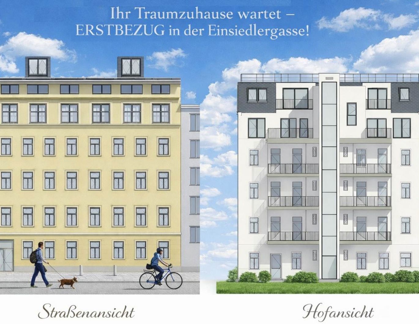 Ihr Traumzuhause im obersten Stockwerk wartet - DG-ERSTBEZUG in der Einsiedlergasse!