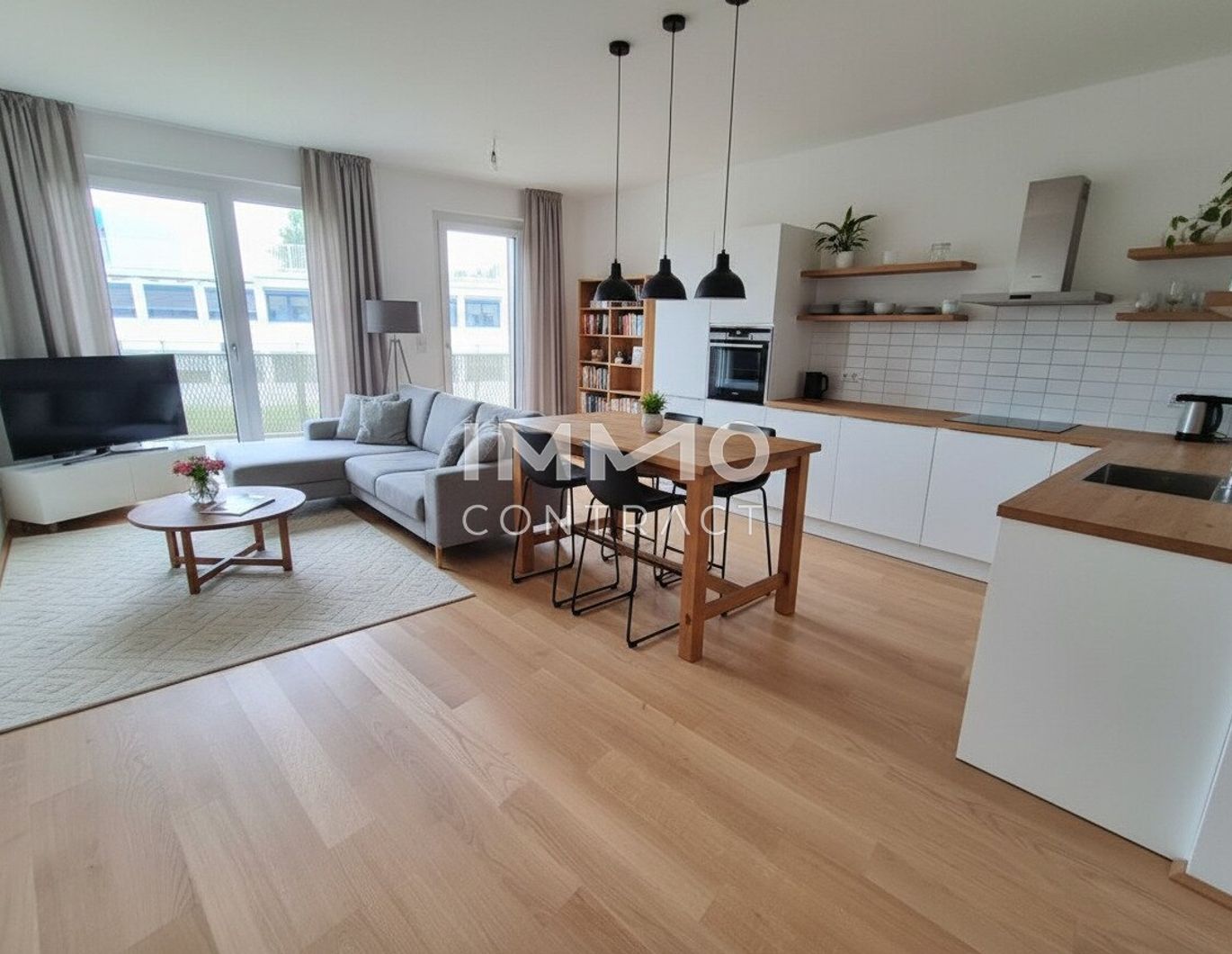 2-Zimmerwohnung mit außergewöhnlichem Balkon