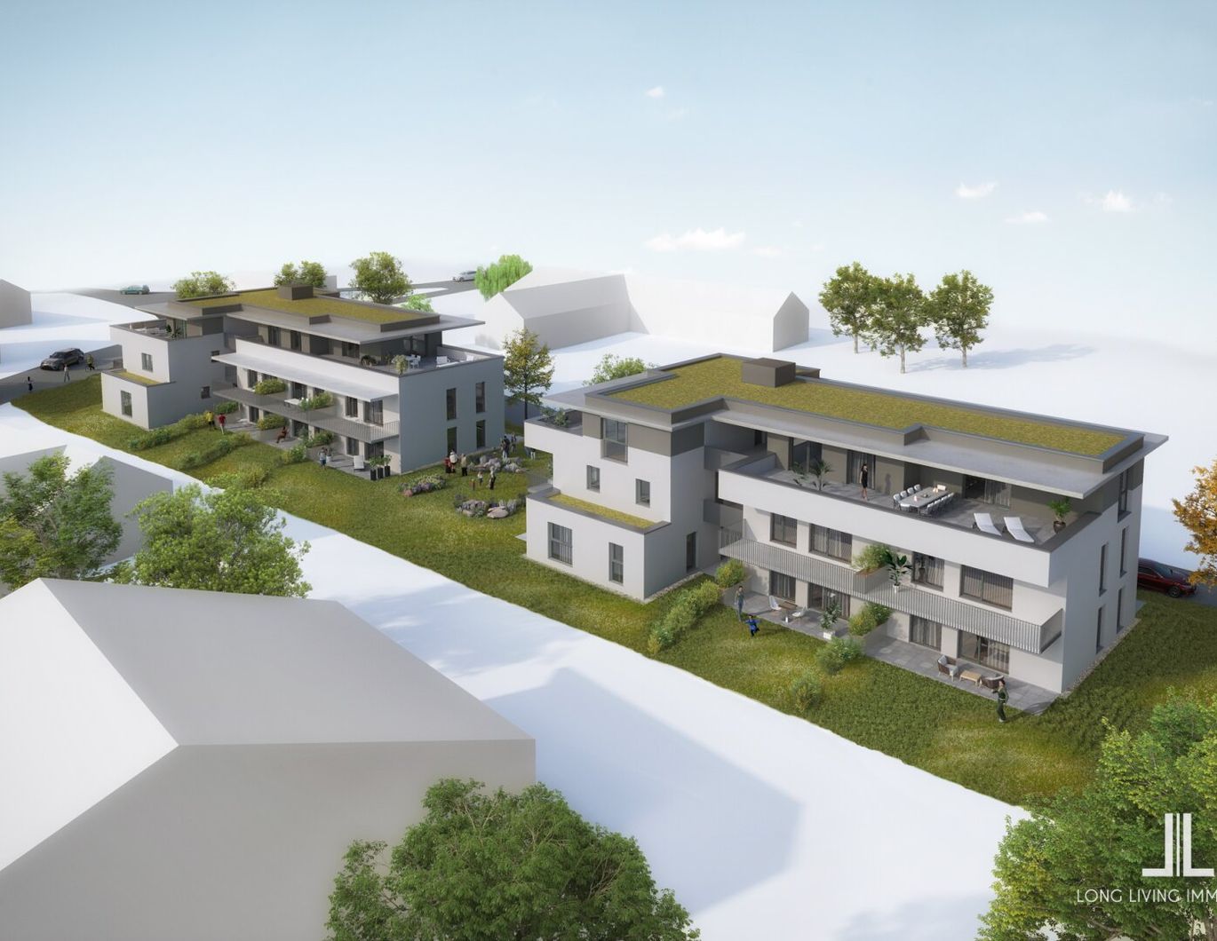 Exklusives Neubauprojekt im grünen Süden von Graz. TOP B08 - 3-Zimmer-Penthouse mit großzügiger Dachterrasse