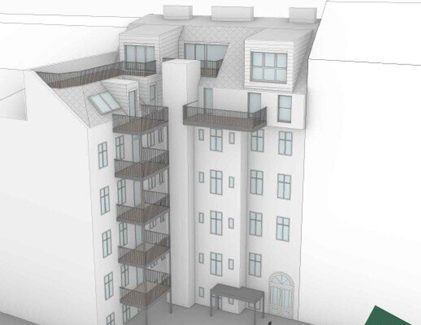 DG-Ausbau mit Baubewilligung im 7. Bezirk - 4 Wohnungen, ca. 344 m² gewichtete Fläche