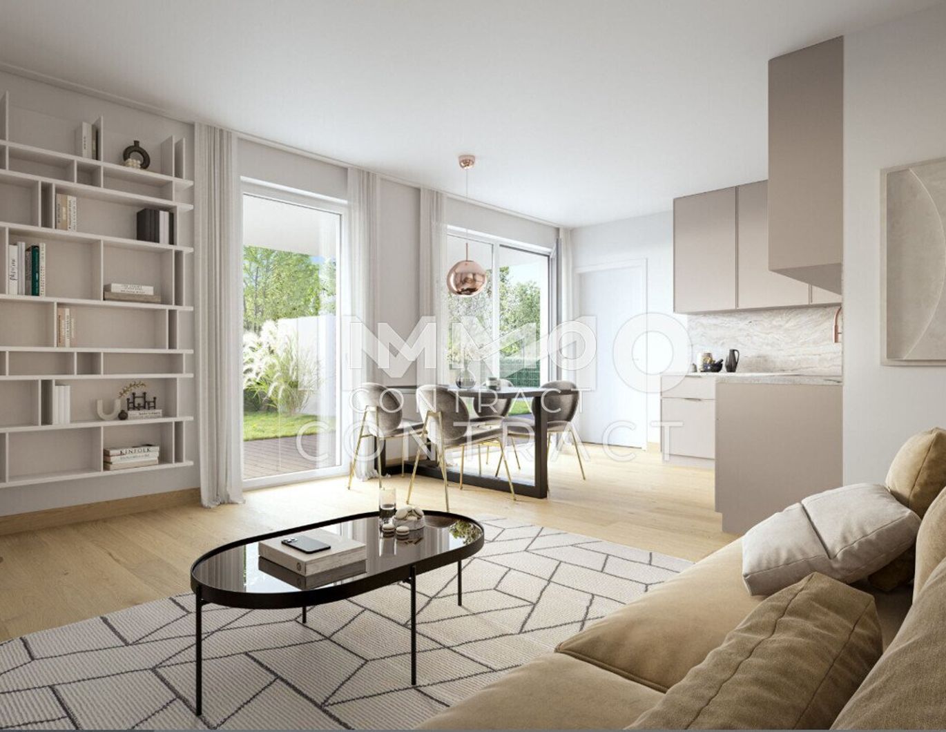 Perfekte Single Wohnung mit eigenem Garten! U1 Kagraner Platz gleich um die Ecke!