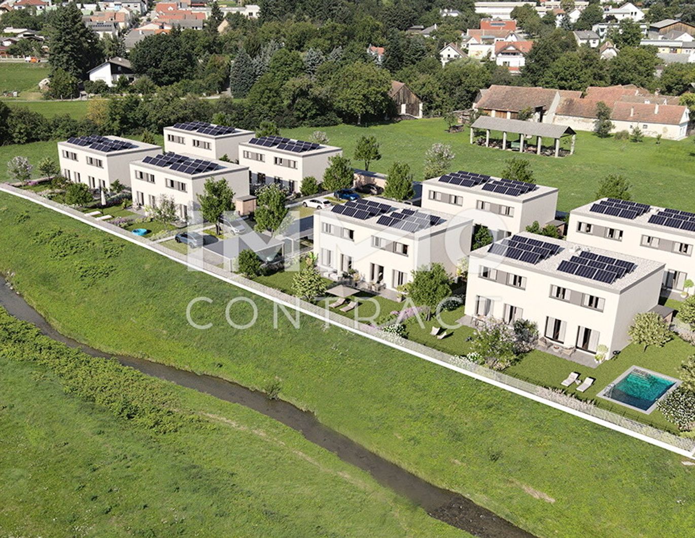 Naturnah Wohnen am Stoober Bach - Moderne Doppelhaushälfte mit Mietkauf-Option