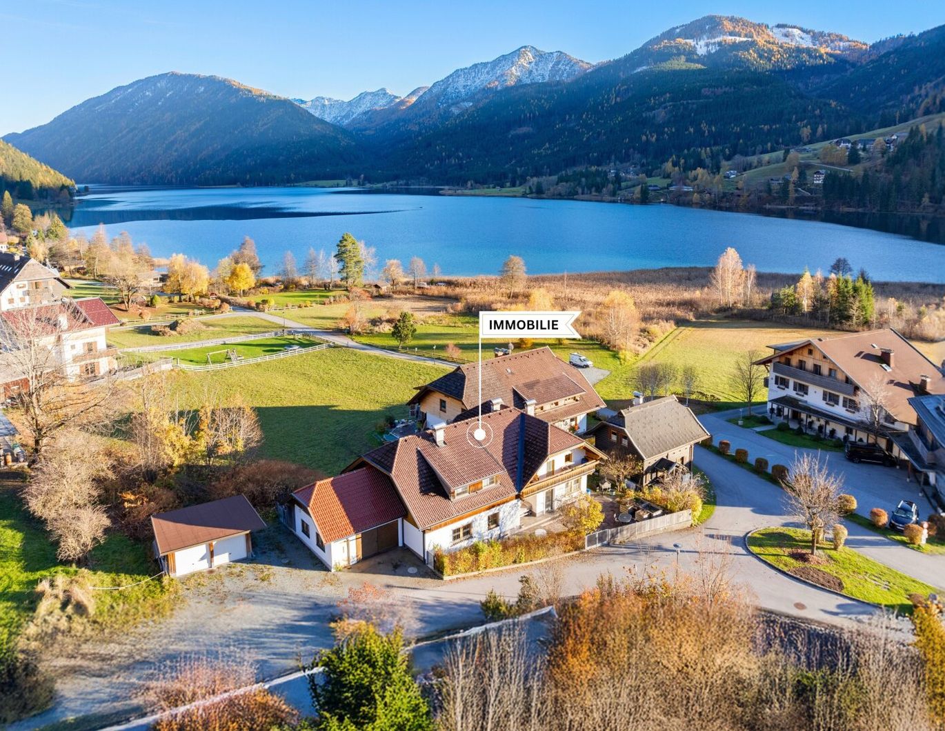 Schönes 247m² Mehrfamilienwohnhaus mit 4 Wohnungen am Weißensee mit Seeblick und Seenähe in TOPLAGE - auch Teilbar!