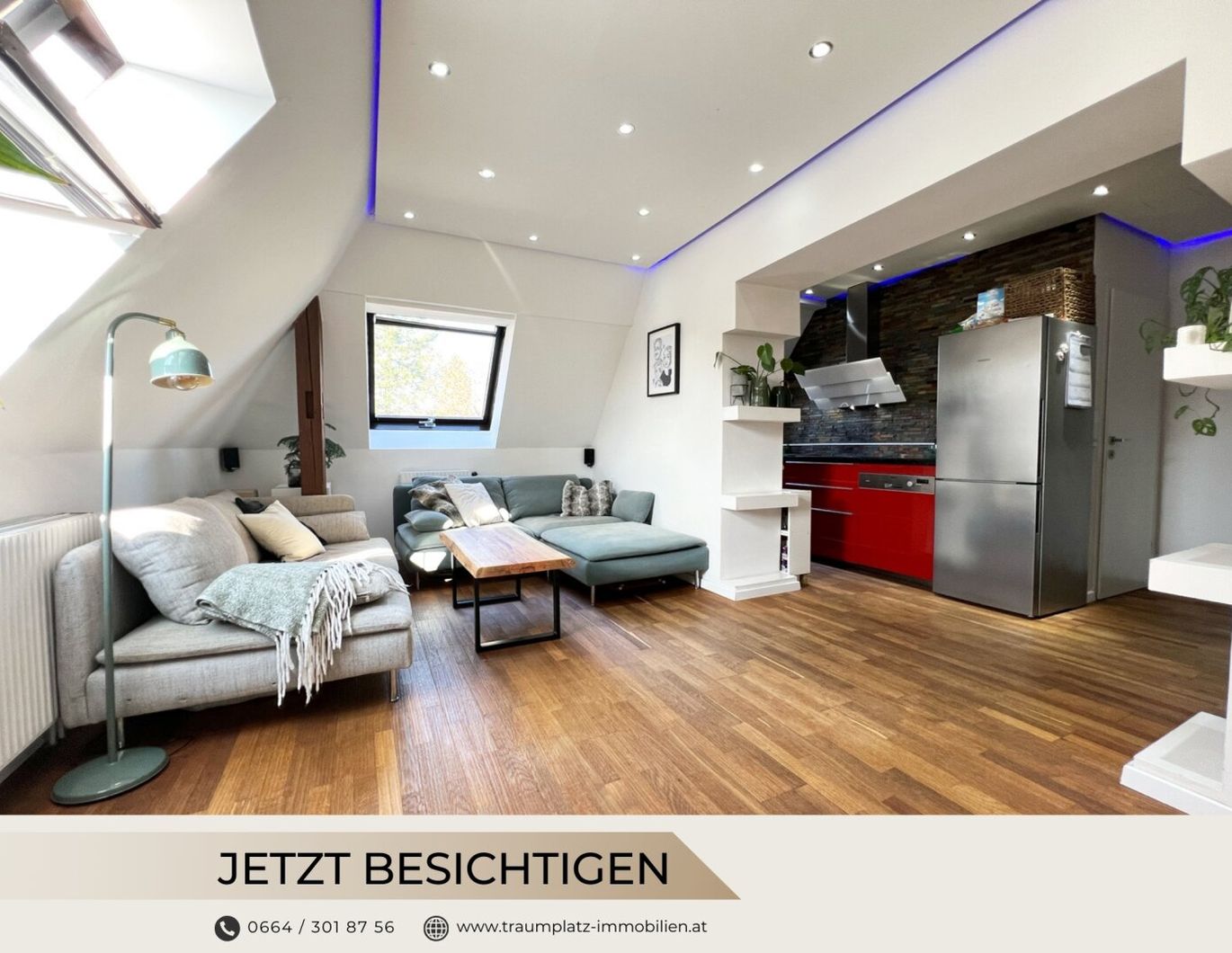 Zentrale Dachgeschosswohnung mit hochwertiger Ausstattung & Wohlfühlfaktor