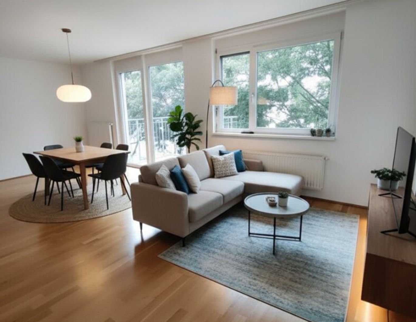 MODERNE 3-ZIMMER- BALKONMIETE