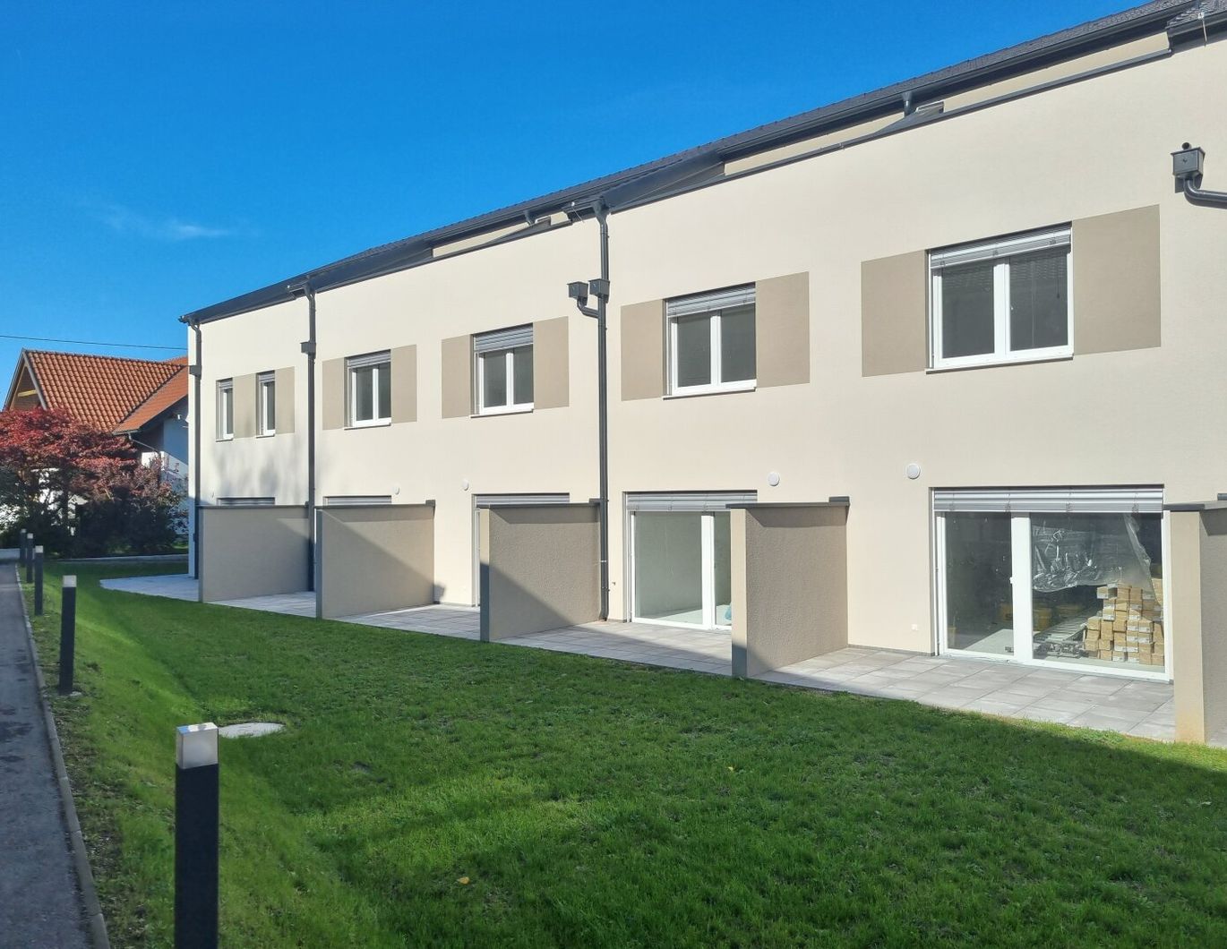 Wohnen am grünen Stadtrand von Linz - Reihenhaussiedlung Agathe-Schwabenau-Weg