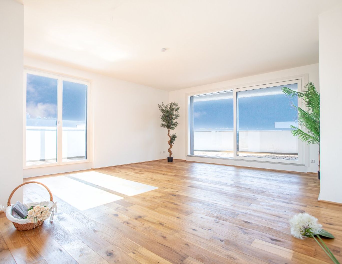 100 m² PENTHOUSE *UNBEFRISTET*Schwechat - 3 Zimmer Penthouse mit 54 m² großer südseitiger Terrasse