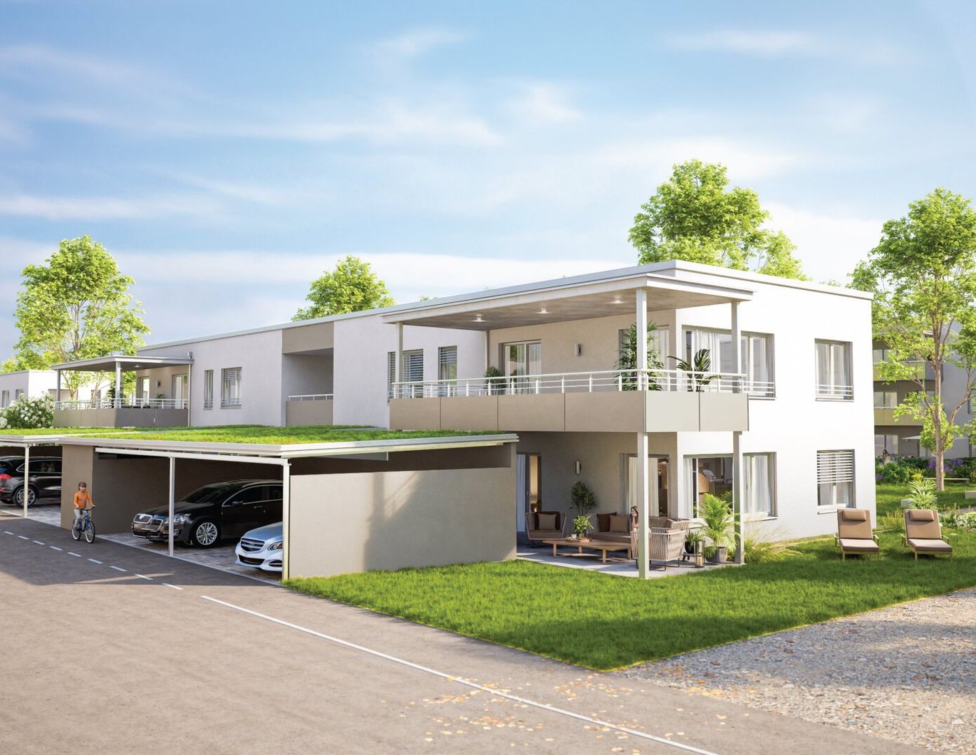 Zuhause im Grünen! Gartentraum in der Kaiserallee Grafenstein - Baukörper K2 - Top 1 (EG)