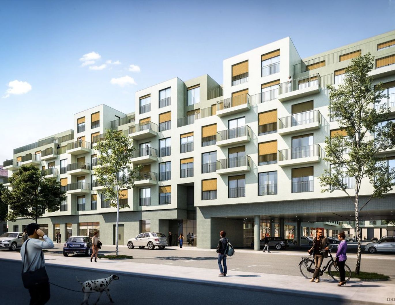 3-Zimmer-Wohnung mit 2 Balkonen - zu mieten in Niedrigenergiehaus in 1110 Wien