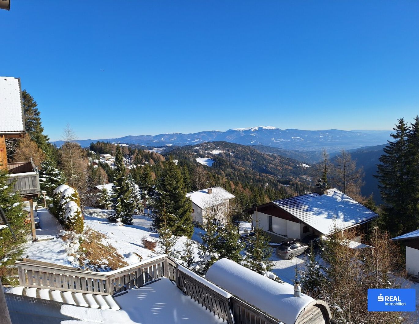 Wintertraum am Klippitztörl - Ferienhaus mit Panoramablick in Gehdistanz zur Piste