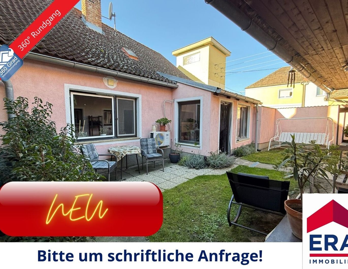 Hausbrunn - Rustikales Häuschen mit Garten, Werkstatt und Nebengebäude!