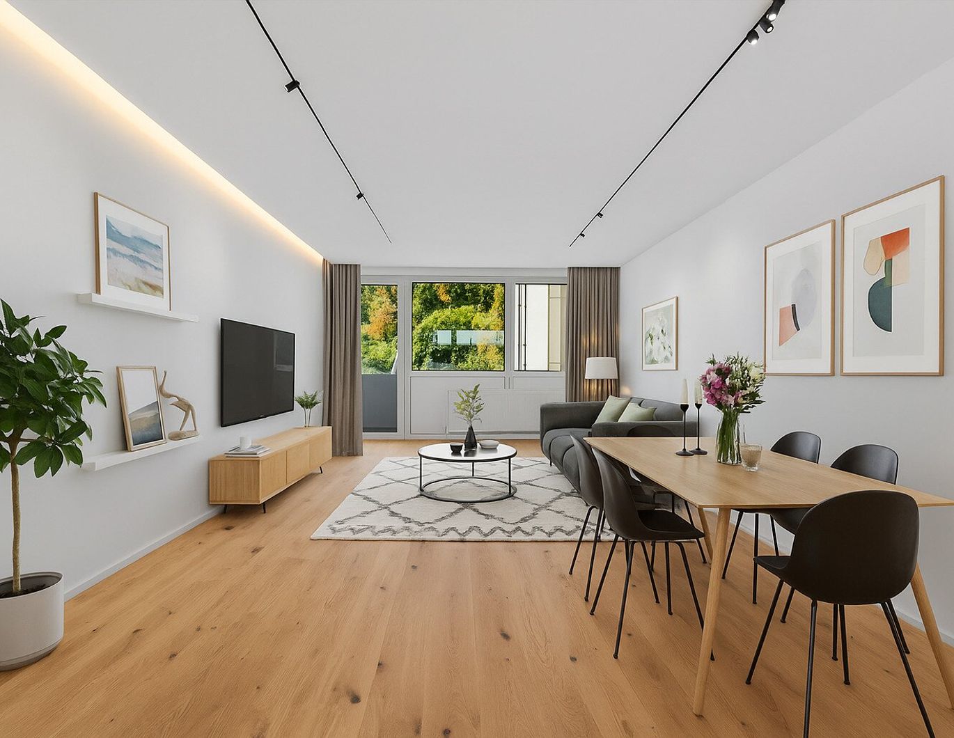 NEUBAUFEELING im Herzen von Linz - Wohnen mit Domblick