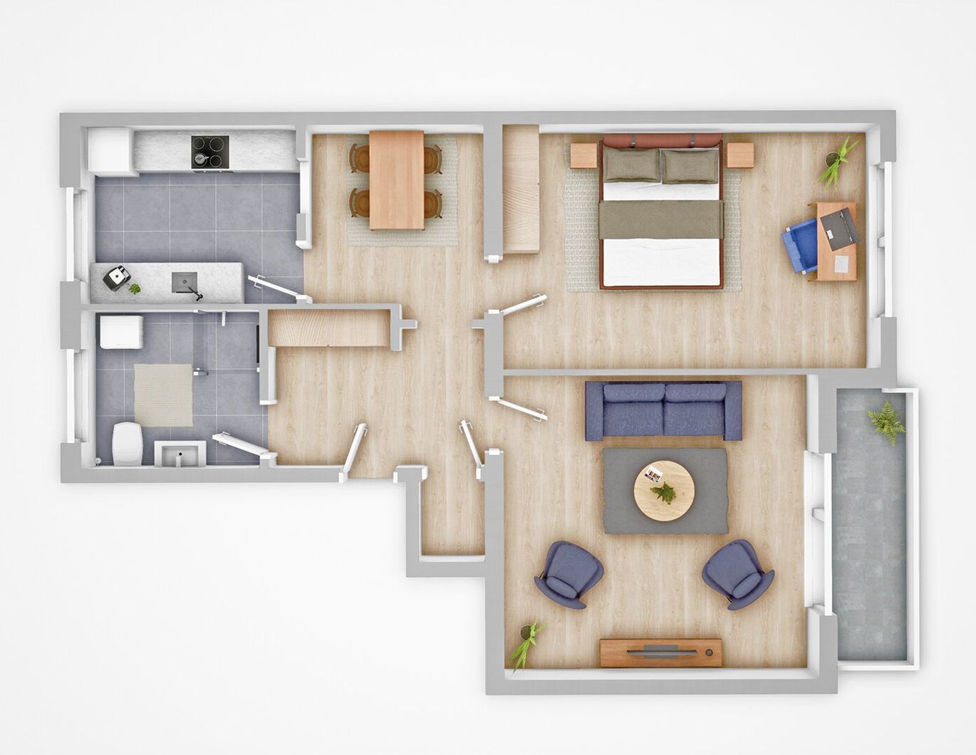 Traumhafte, neu sanierte 2,5 -Zimmer-Wohnung mit Balkon, Einbauküche und Top-Ausstattung in Innsbruck !