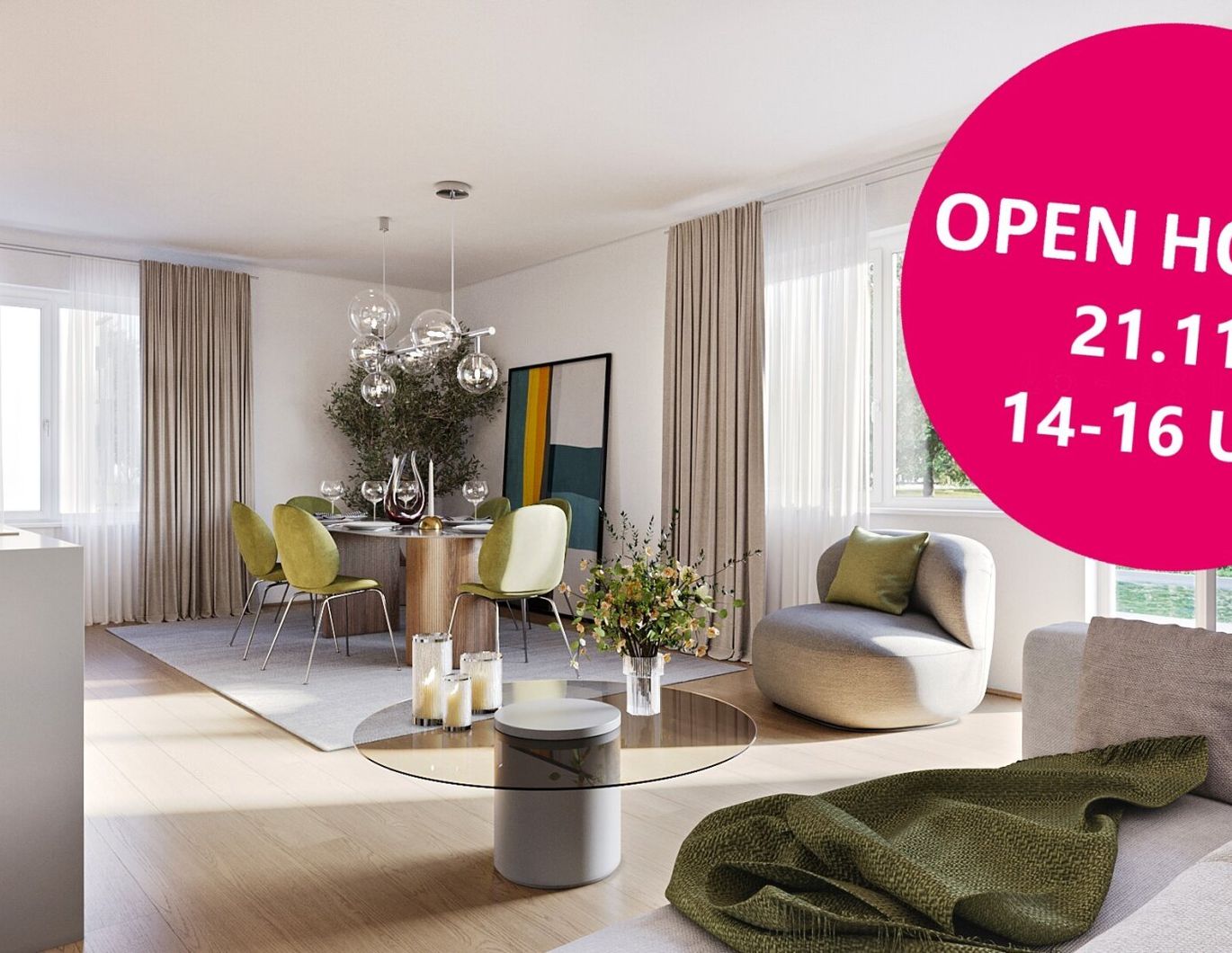 Design trifft Natur: Stilvolle Eigentumswohnungen in Ruhelage